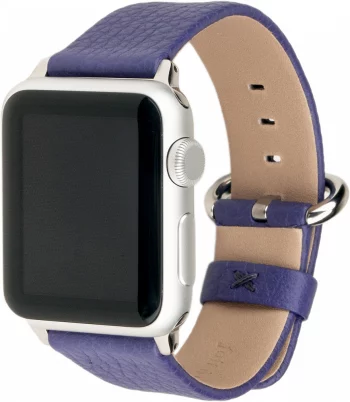 Ремешок для Apple Watch 42/44 мм, теленок, сиреневый(Ремешок для Apple Watch 42/44 мм, теленок, сиреневый)